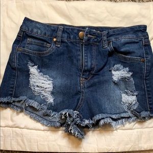 Jean shorts